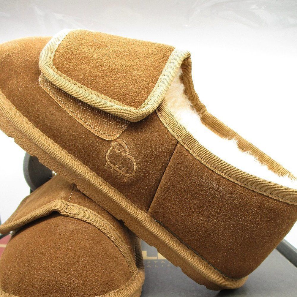 𝅺women's Lamo Wrap Around Indoor/Outdoor Sheepskin /Slipper/Bootie - Picture 4 of 11